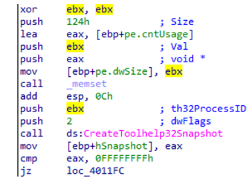 CreateToolHelp32Snapshot