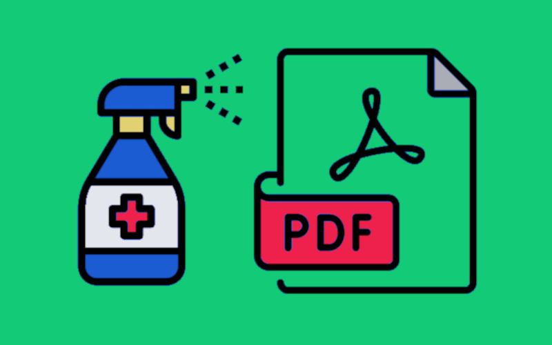 PDF sanitization