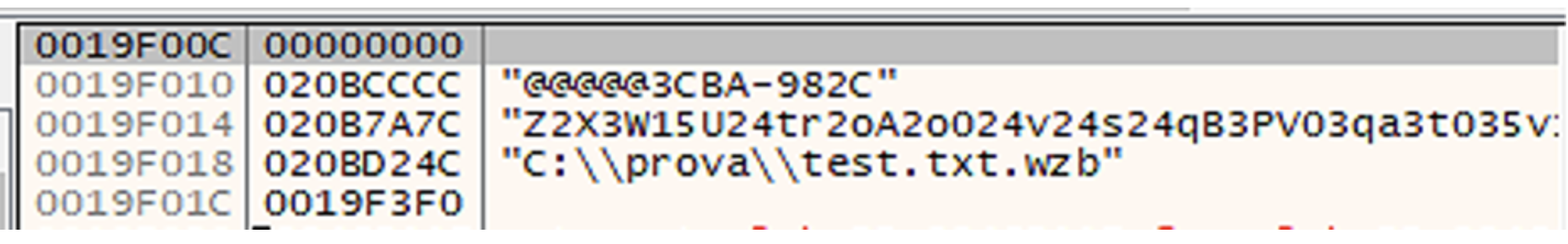 encryption parameters